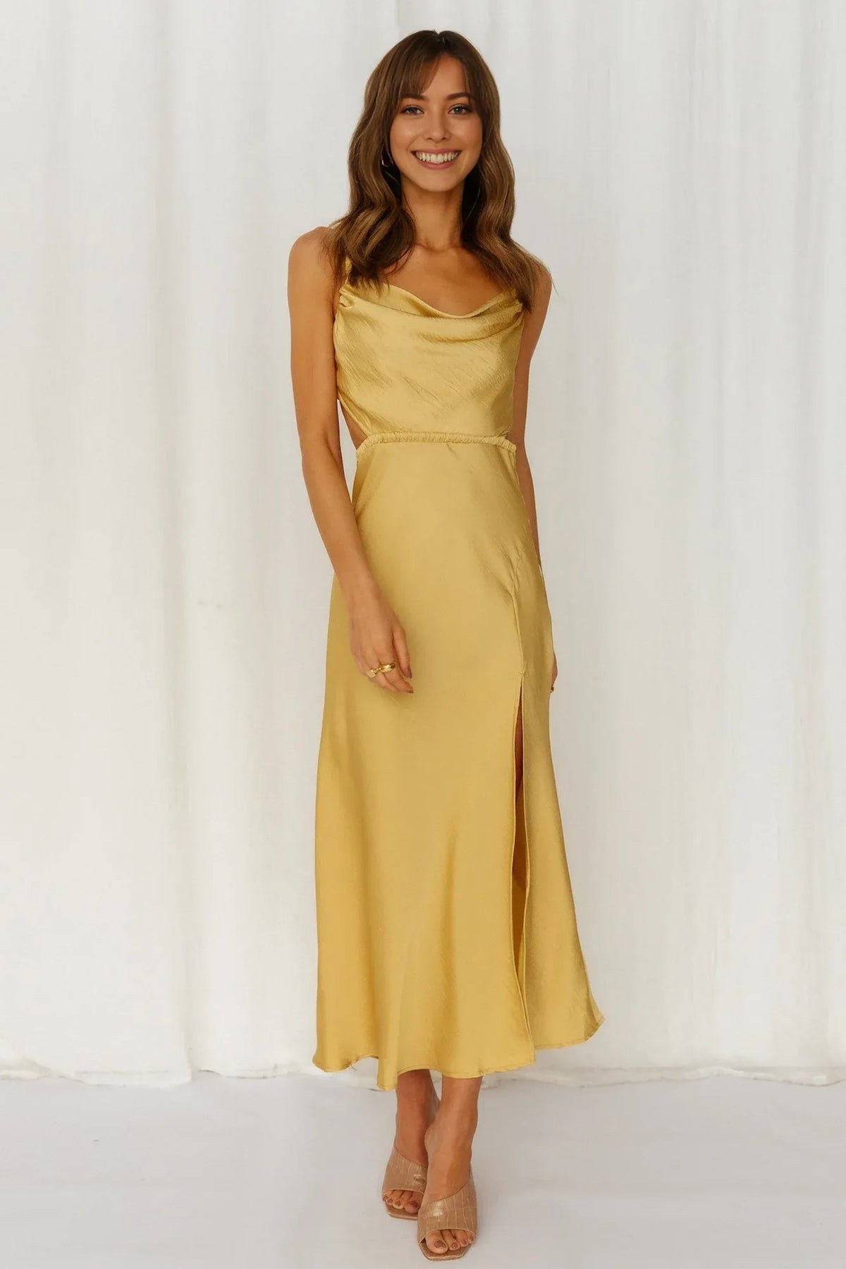 Stand On My Own Midi Dress