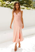 Asking For A Friend Midi Dress Rose Pink