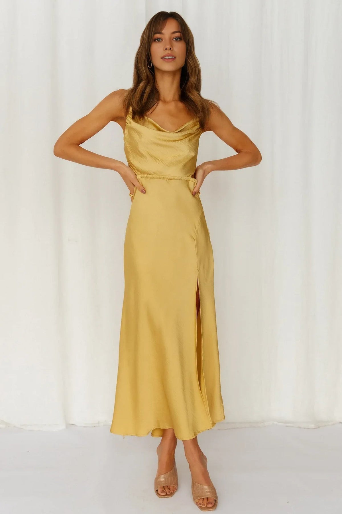 Stand On My Own Midi Dress