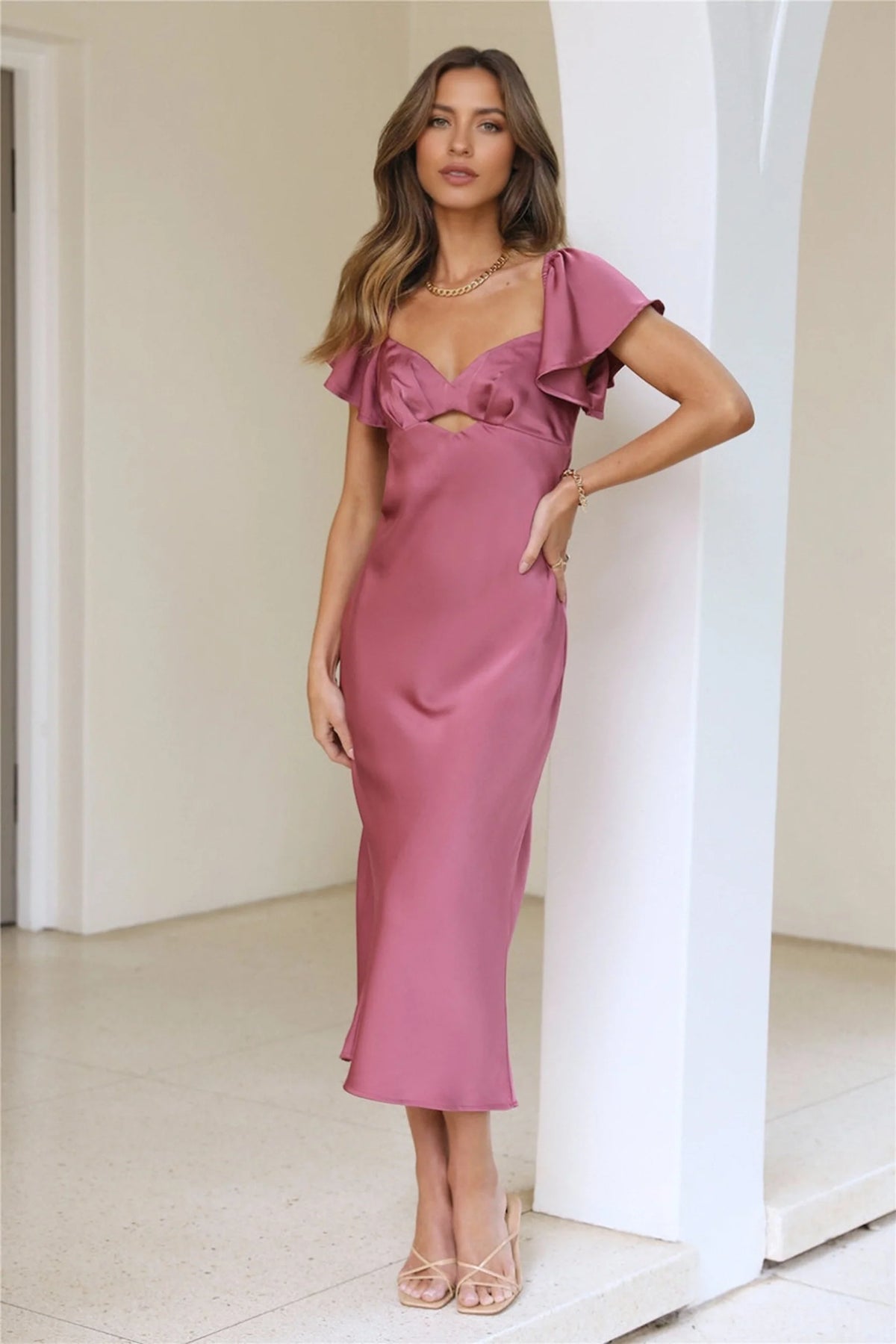 Trendy Guest Midi Dress